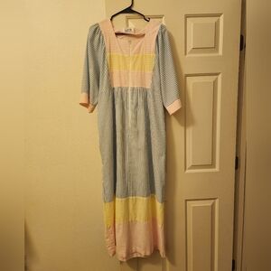 Saybury Stripped Day Dress Or Robe